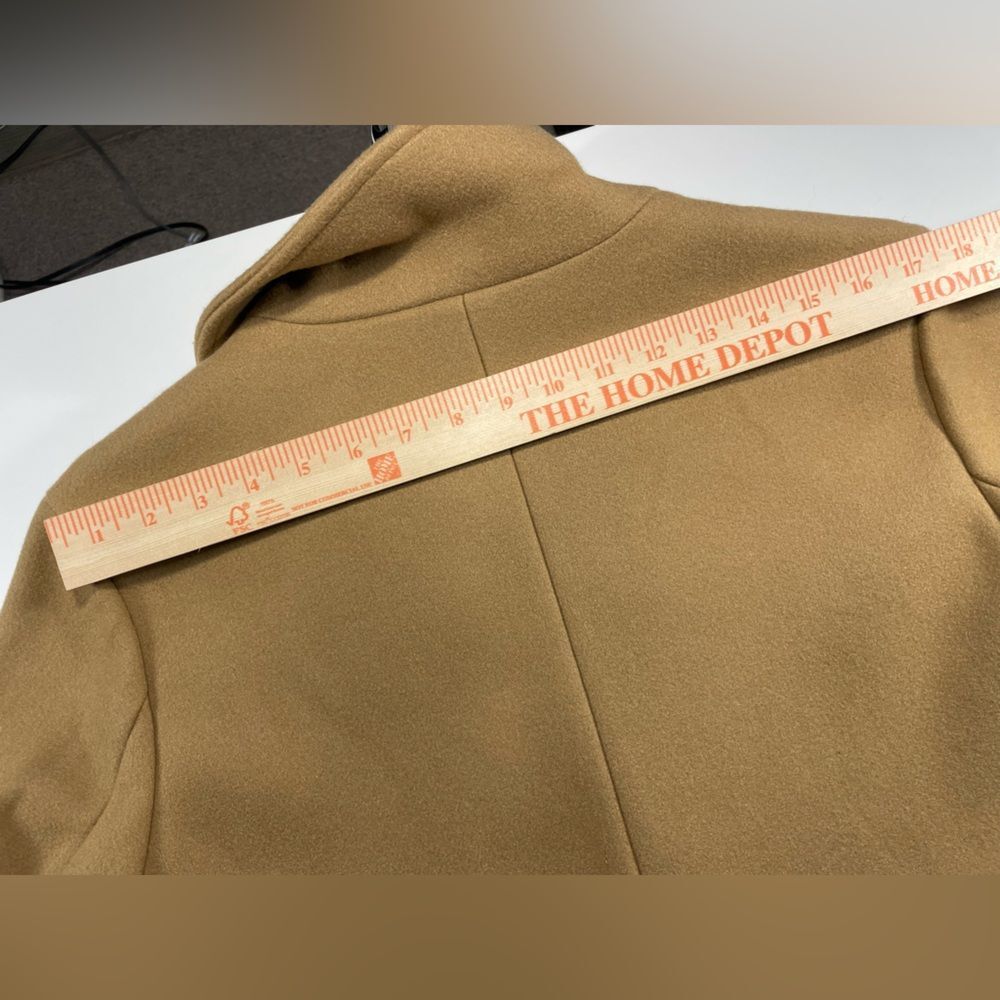 Time and Tru Missy Dad Coat W/L/12-14 Brown Long Sleeve Button Front trench NWT - Picture 7 of 10